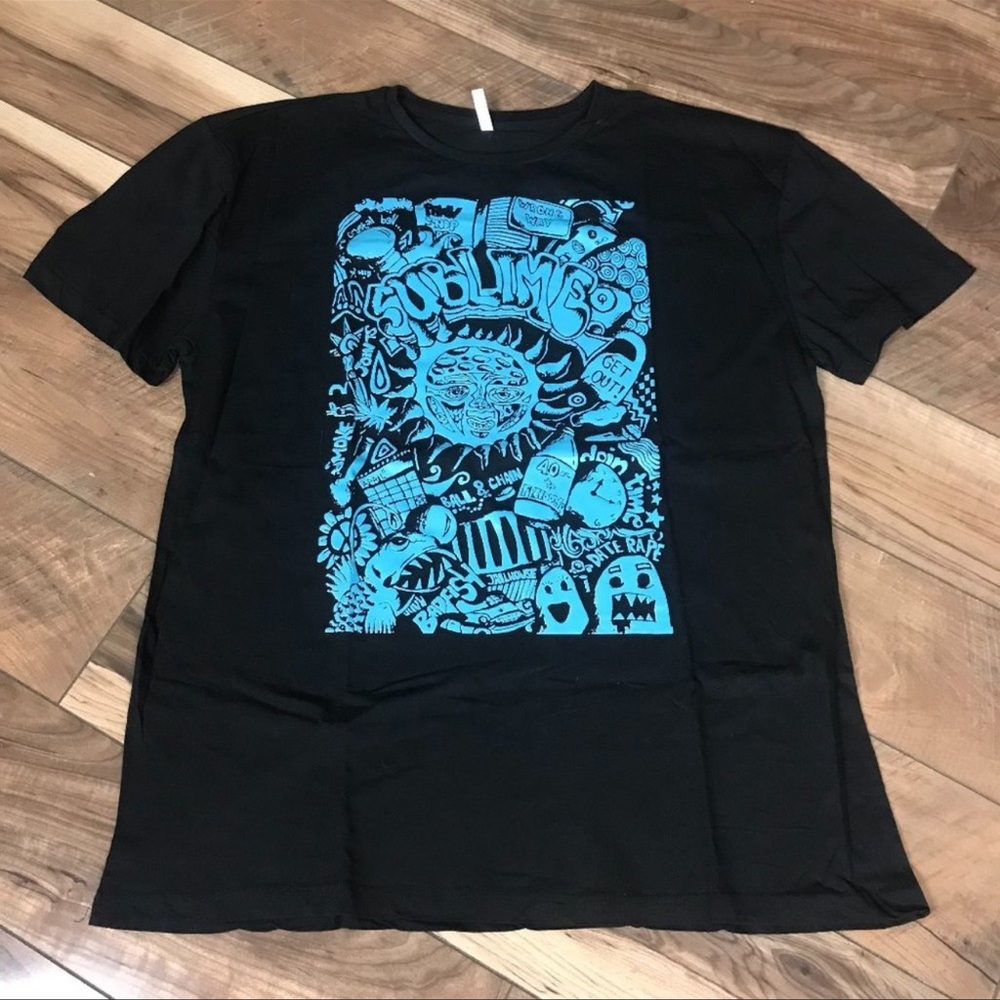 SUBLIME Graphic Tee Blue Black t-shirt